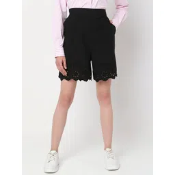 Vero Moda Women Self Design High-Rise Cotton Shorts-picture-23