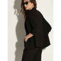 vero moda Women Solid Single Breasted Casual Blazer-picture-11