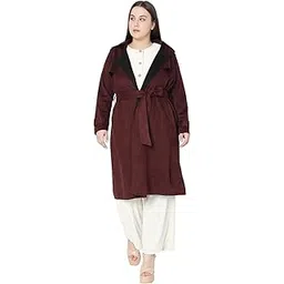 vero moda Women's A-Line Coat (9008867-Decadent Chocolate_Decadent-picture-32