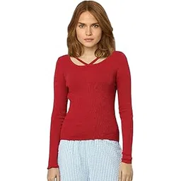 vero moda Women's Cotton Round Neck Pullover-picture-31