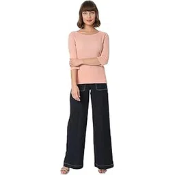 vero moda Women's Cotton Round Neck Sweater-picture-29