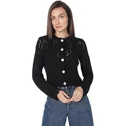 vero moda Women's Cotton Round Neck Sweater-picture-26