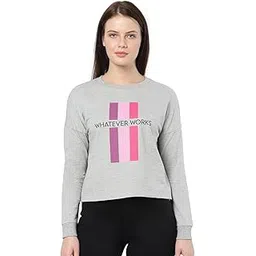 vero moda Women's Cotton Round Neck Sweatshirt-picture-18