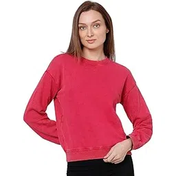 vero moda Women's Cotton Round Neck Sweatshirt-picture-20
