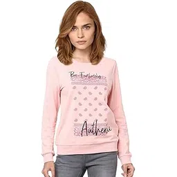 vero moda Women's Cotton Round Neck Sweatshirt-picture-19