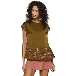 vero moda Women's Polyester Regular Fit Synthetic Top-picture-10