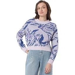 vero moda Women's Polyester Round Neck Pullover-picture-33