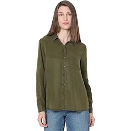 vero moda Women's Polyester Solid Regular Fit Shirt-picture-28