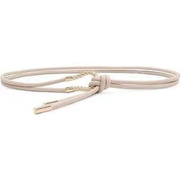 vero moda Women's Regular Fit Beige Belt-picture-13