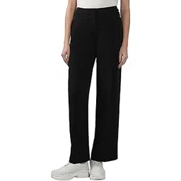 vero moda Women's Relaxed 'Desk-to-Dinner' Straight Fit High Rise Stretch Formal Trousers | Formal Pants for Women-picture-38