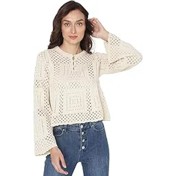 vero moda Women's Solid Regular Fit Sweater-picture-39