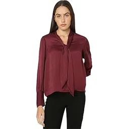vero moda Women's Solid Regular Fit T-Shirt-picture-11