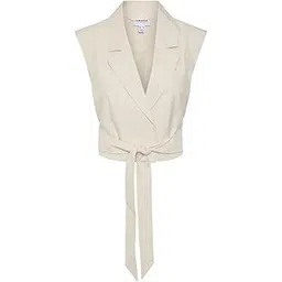 Women's Polyester Blend Regular Waistcoat-image-15