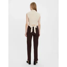 vero moda Women's Polyester Blend Regular Waistcoat image 2