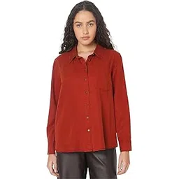 Women's Polyester Solid Regular Fit Shirt-image-9