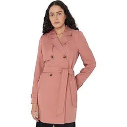 Women's Polyester Standard A-Line Coat-image-21