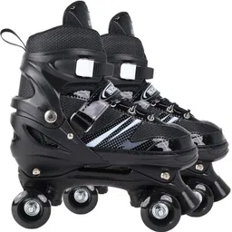veryke Derby Unisex Child Roller Skates Shoes with Break Quad Roller Skates - Size 4-12 UK-picture-30