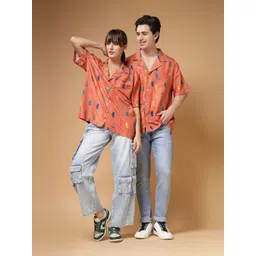 VESTIDO MODAS Unisex Opaque Printed Casual Shirt-picture-32