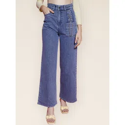 VESTIDO MODAS Women Straight Fit High-Rise Clean Look Stretchable Jeans-picture-2