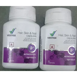 vestige Hair, Skin & Nail Capsules 60*2, Nutrition Drink-picture-19