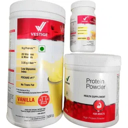 vestige WEIGHT LOSS COMBO VANILLA SHAKE ,PROTEIN POWDER200GM AND ENERGY DRINK LEMON VANILLA, LEMON Powder-picture-27
