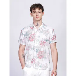 Vestirio Men Relaxed Floral Printed Relaxed Fit Casual Shirt-picture-16