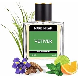 VETIVER Perfume for Men, 50ml | Citrus, Woody - Oudh Scent Eau De Parfum | Long Lasting Mens Perfume | Valentine Gift for husband | Gift for Boyfriend | Gift for Men-picture-29