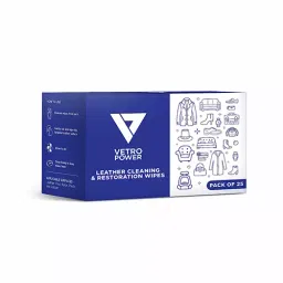 Vetro Power Leather Conditioning Cleaning and Restoration Wipes (Pack of 25)-picture-43