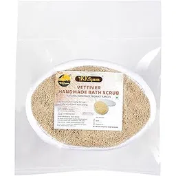 Vettiver Handmade Bath scrub with handle (100% Natural product)-picture-24
