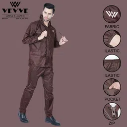 vevve Solid Men Raincoat-picture-16