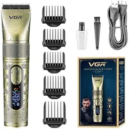 VGR V-659 Professional Hair Clipper with Ceramic & Powder Metallurgic Blade 5 Guide Comb Zoom Wheel Adjustments for close cut trimming IPX 7 Waterproof 3 motor speeds 6500-7500 RPM Runtime 300 min-picture-28