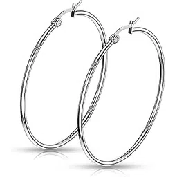 No Tarnish No Rusting Everyday 50mm Hoop Earrings for Women and Girls (ER0523)-image-25