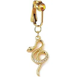 via mazzini Clip-On Style No-Piercing Required Cobra Snake Charm Belly Button Navel Ring For Women And Girls (BB0112) 1 Pc-picture-24