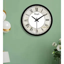 vibecrafts Vintage Style White Plastic Wall Clock-picture-17