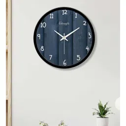vibecrafts Wooden Designer Purple Plastic Wall Clock-picture-36