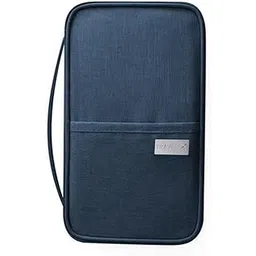 VIBGYOR Products Family Passport Holder Waterproof Travel Wallet Document Organiser for Women and Men Waterproof Travel Accessories Case for ID Card Credit Cards Flight Tickets Money Coins, Blue, S-picture-28