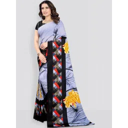 Vibhagyaa Floral Poly Georgette Saree-picture-28