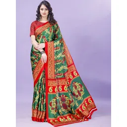 Vibhagyaa Paisley Poly Crepe Saree-picture-40