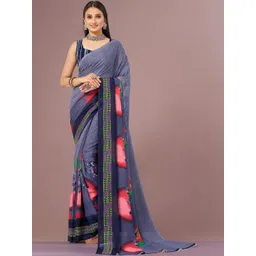 Vibhagyaa Paisley Poly Georgette Saree-picture-37