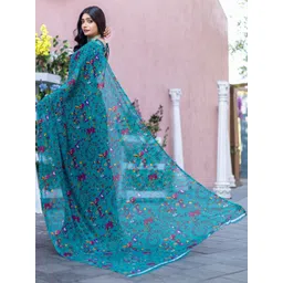 Vibhagyaa Poly Chiffon Saree image 5