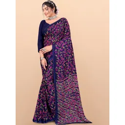 Vibhagyaa Poly Georgette Saree-picture-11