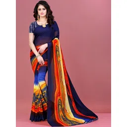 Vibhagyaa Poly Georgette Saree-picture-10
