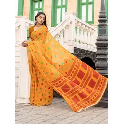 Vibhagyaa Poly Georgette Saree image 4