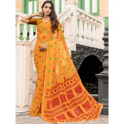 Vibhagyaa Poly Georgette Saree image 1