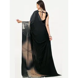 Vibhagyaa Printed Georgette Saree image 5