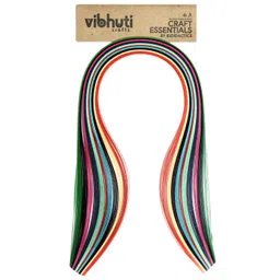 Vibhuti Crafts 500 pcs 3mm Multicolored Quilling Paper Strips for Jewelry & Scrapbooking | Multicolor Craft Coil Kit-image-9