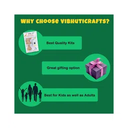 Vibhuti Crafts DIY Jungle Themed Fridge Magnet Painting kit Kids Birthday Party Favors and Gifts for Boys and Girls - Includes Paints, MDF Fridge Magnets, and Brush-image-18