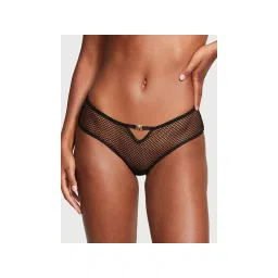 victoria's secret intimates Victoria's Secret Black Very Sexy Open-Back Fishnet Cheeky Brief Panty-picture-14