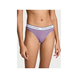 victoria's secret intimates Victoria's Secret Cotton Thong Panty Purple-picture-23