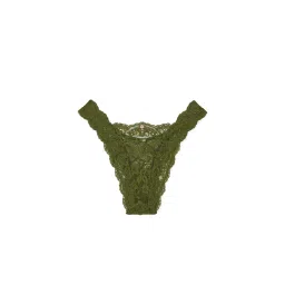victoria's secret intimates Victoria's Secret Dream Angels Lace Brazilian Panty Green-picture-26